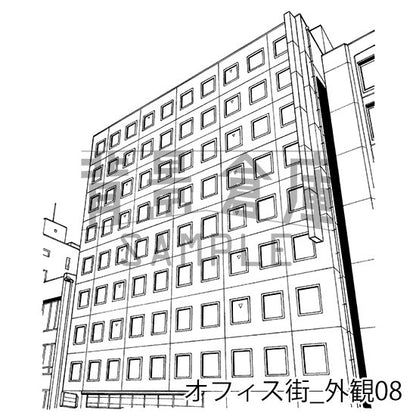 オフィス街_セット11（外観）