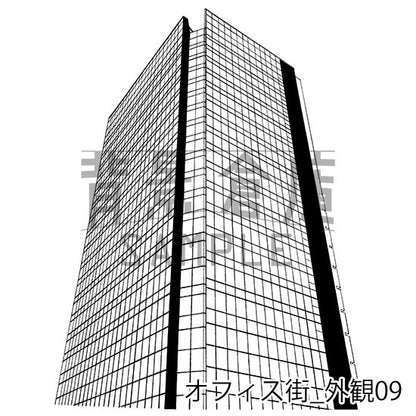 オフィス街_セット11（外観）