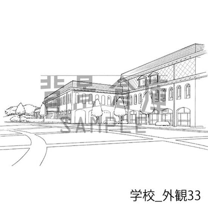 学校の校舎外観です。