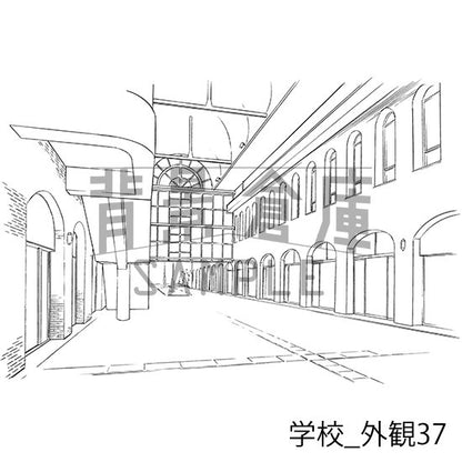 学校の校舎外観です。