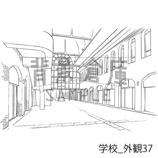 学校の校舎外観です。