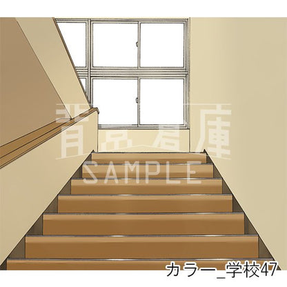 カラー背景集_セット10（学校）