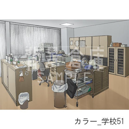 カラー背景集_セット11（学校）