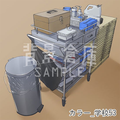 カラー背景集_セット11（学校）