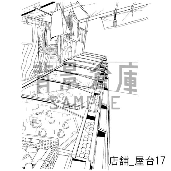 店舗の背景集_セット10（屋台）