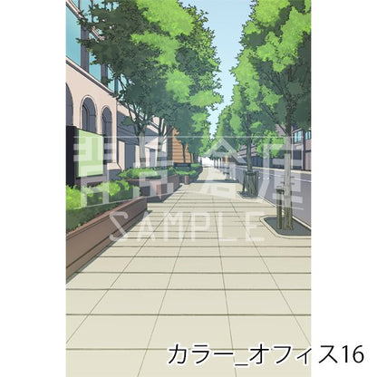 カラー背景集_セット16（オフィス）