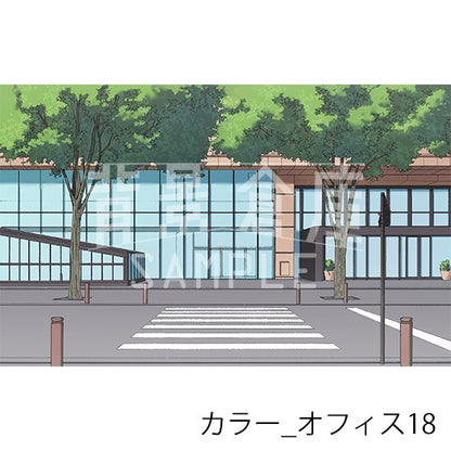 カラー背景集_セット16（オフィス）