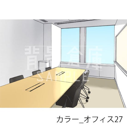 カラー背景集_セット18（オフィス）