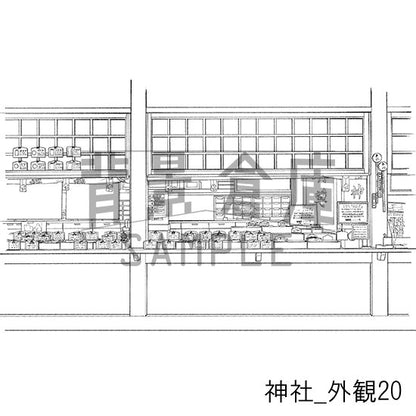 神社の外観です。