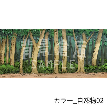 カラー背景集_セット22（自然物）