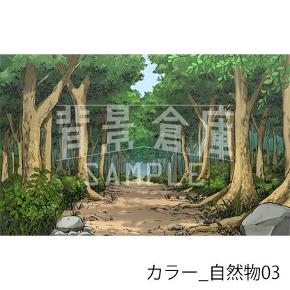 カラー背景集_セット22（自然物）