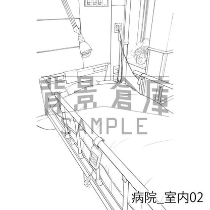 病院_室内02_トーン