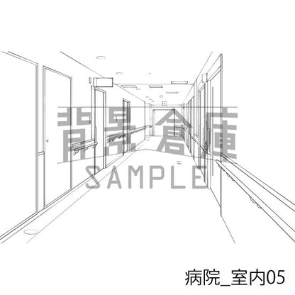 病院_室内05_トーン