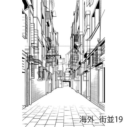 海外の背景集_セット3（街並）