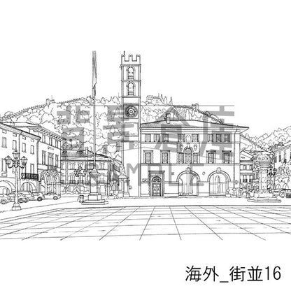 海外の背景集_セット3（街並）