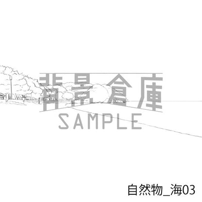 自然物_背景素材集10（海）