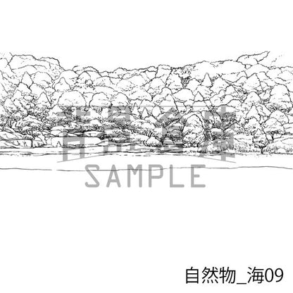 自然物_背景素材集11（海）