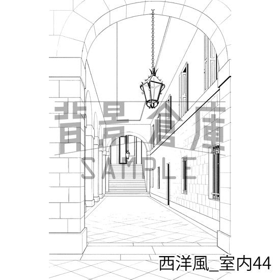 西洋風_背景素材集17（外観 室内）