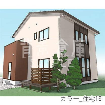 カラー背景集_セット23（住宅）