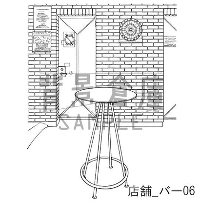 店舗_バー06_トーン