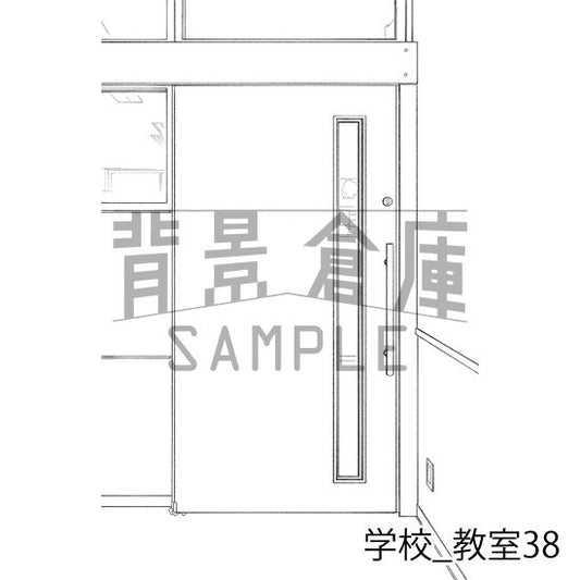 学校の教室の背景です。
