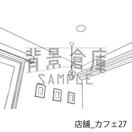 カフェの背景です。