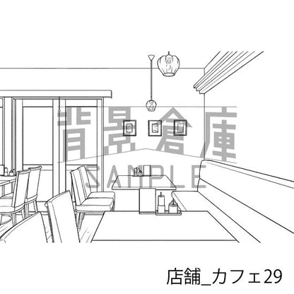 店舗_背景素材集17（カフェ）