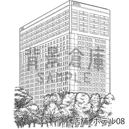 店舗_背景素材集6（ホテル）_トーン