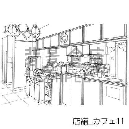 店舗_カフェ11_トーン