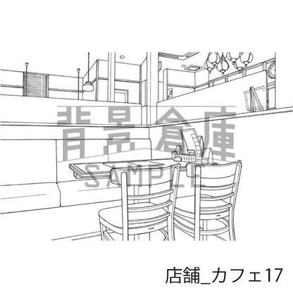 店舗_カフェ17_トーン