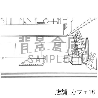 店舗_カフェ18_トーン