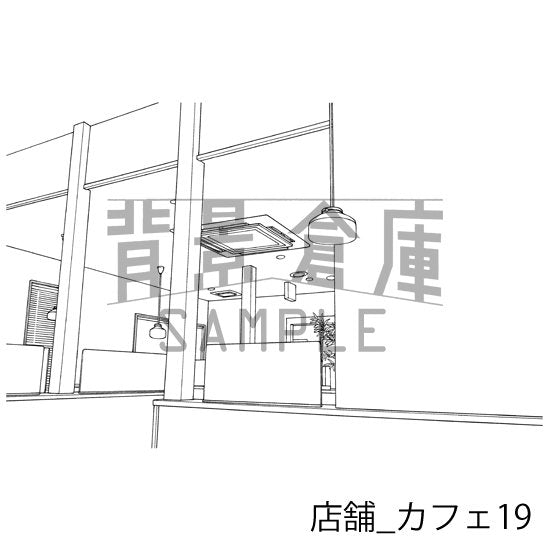 店舗_カフェ19_トーン