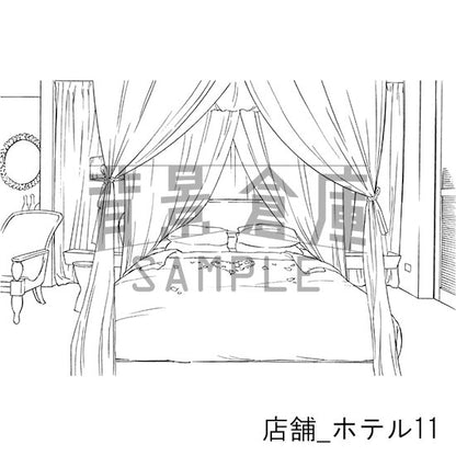 店舗_ホテル11_トーン