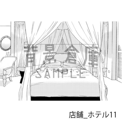 店舗_背景素材集7（ホテル）_トーン