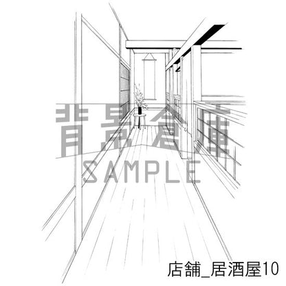 店舗_居酒屋10_トーン