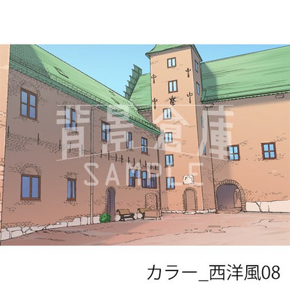 カラー_背景素材集30（西洋風）