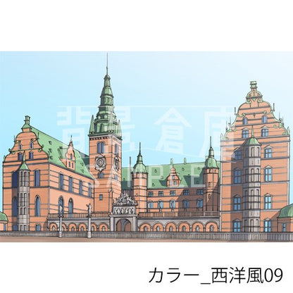 カラー_背景素材集30（西洋風）