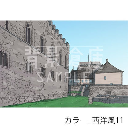 カラー_背景素材集30（西洋風）