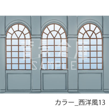 カラー_背景素材集31（西洋風）