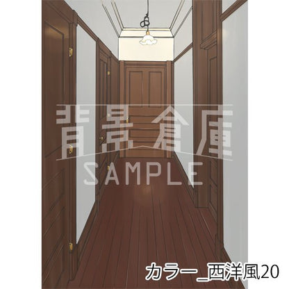 カラー_背景素材集32（西洋風）