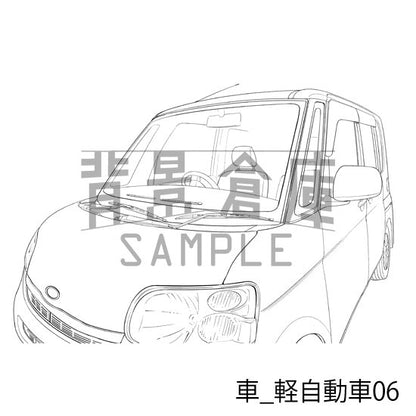 車_軽自動車06_トーン