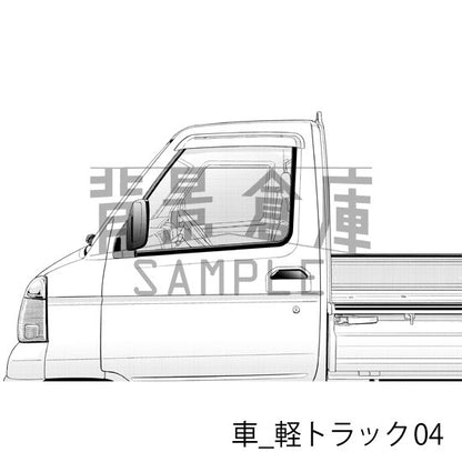 軽トラック（トーンつき）です。