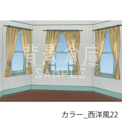 カラー_背景素材集33（西洋風）