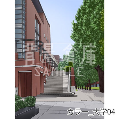 カラー_背景素材集34（大学）