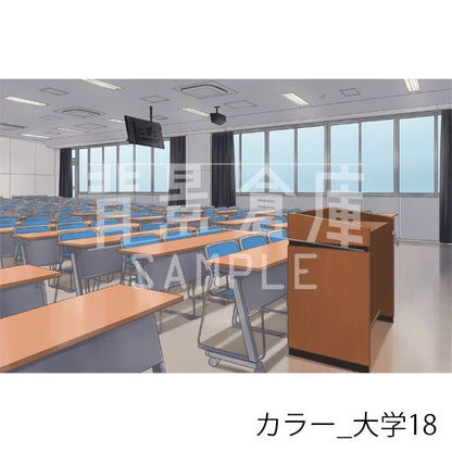 カラー_背景素材集37（大学）