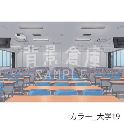 カラー_背景素材集37（大学）