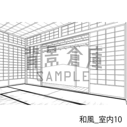 和風_室内10_トーン