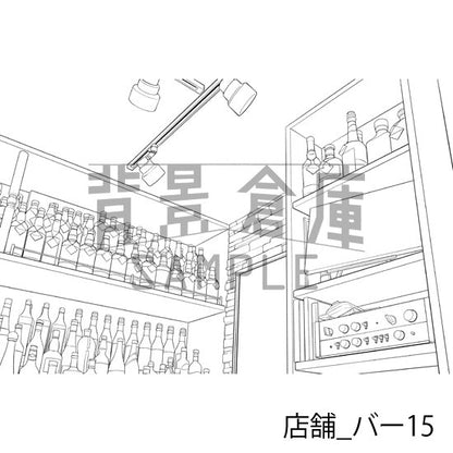 店舗_バー15_トーン