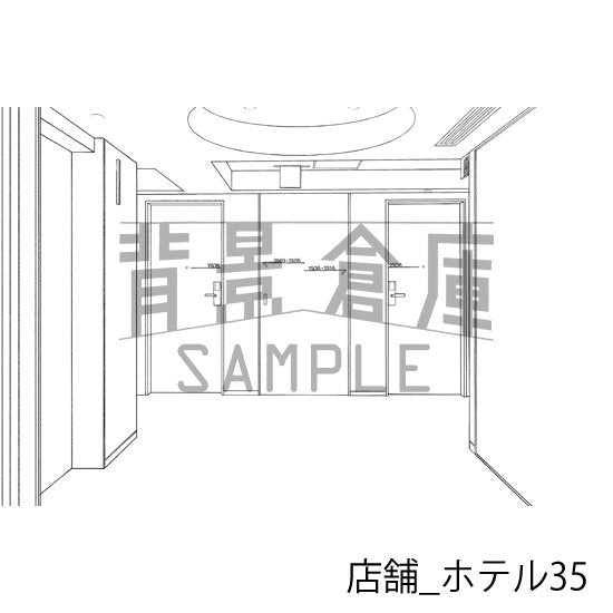 店舗_ホテル35_トーン