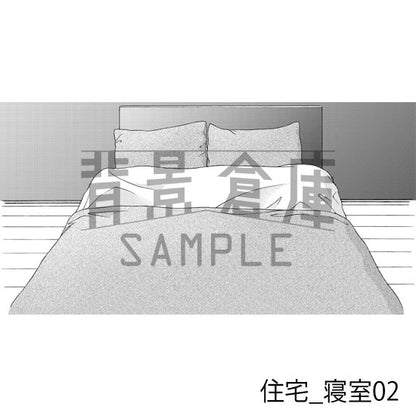 住宅の部屋（トーンつき）です。